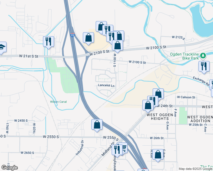 map of restaurants, bars, coffee shops, grocery stores, and more near 1142 Lancelot Lane in West Haven