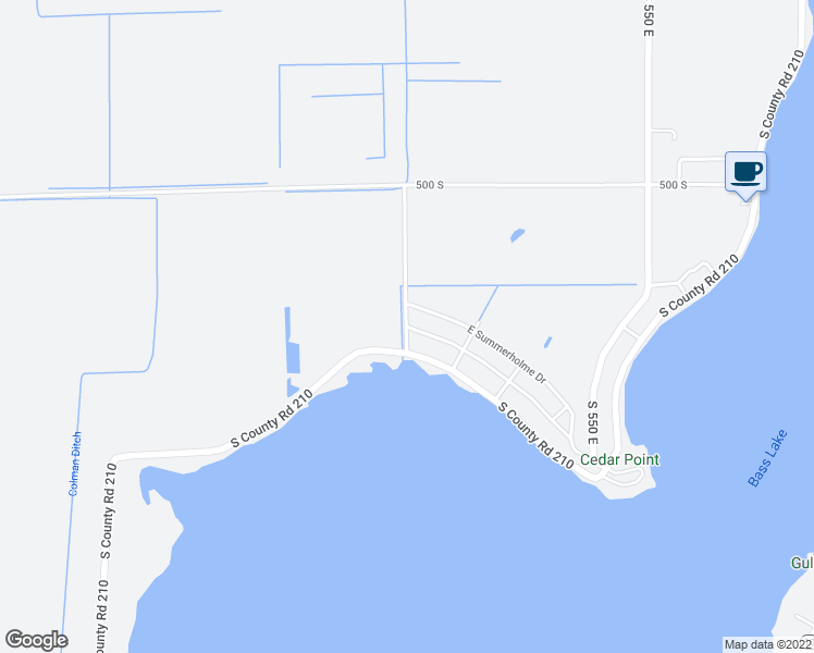 map of restaurants, bars, coffee shops, grocery stores, and more near 5000 East Woodland Drive in Knox