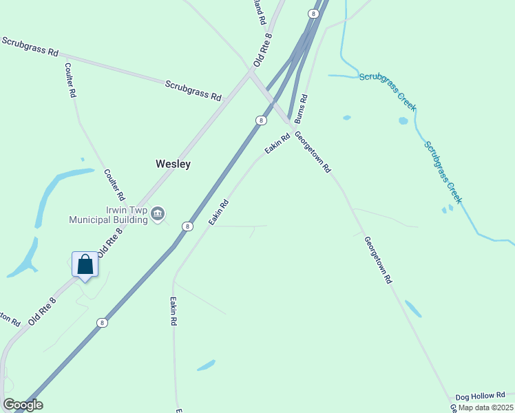 map of restaurants, bars, coffee shops, grocery stores, and more near 175 Brown Lane in Harrisville