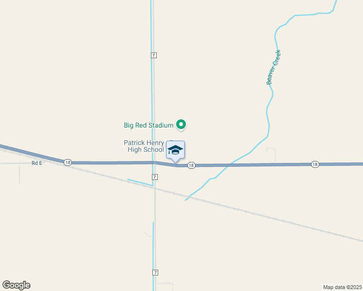 map of restaurants, bars, coffee shops, grocery stores, and more near 6900 Ohio 18 in Hamler