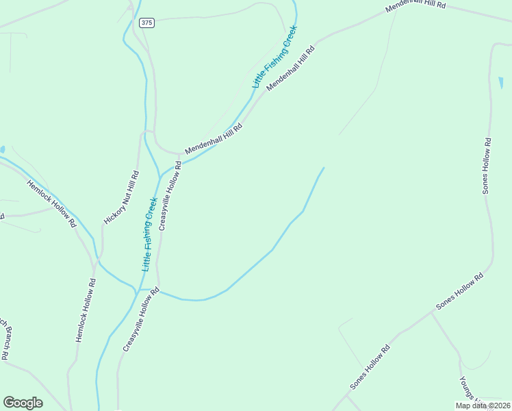 map of restaurants, bars, coffee shops, grocery stores, and more near Creasyville Hollow Road in Benton