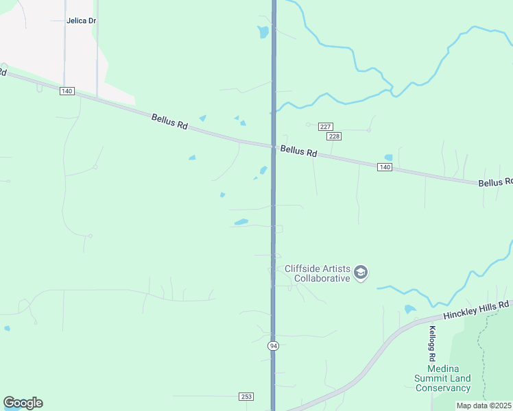 map of restaurants, bars, coffee shops, grocery stores, and more near 1808 Ridge Road in Hinckley