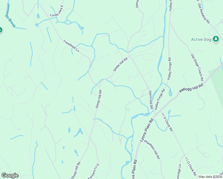 map of restaurants, bars, coffee shops, grocery stores, and more near 177 Steep Hill Road in Weston