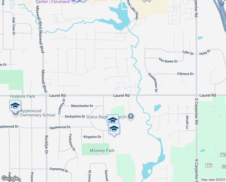map of restaurants, bars, coffee shops, grocery stores, and more near 3524 Villa-Casa Court in Brunswick