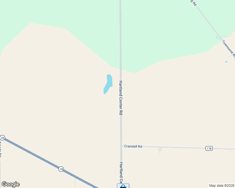 map of restaurants, bars, coffee shops, grocery stores, and more near 3257 Hartland Center Road in Collins