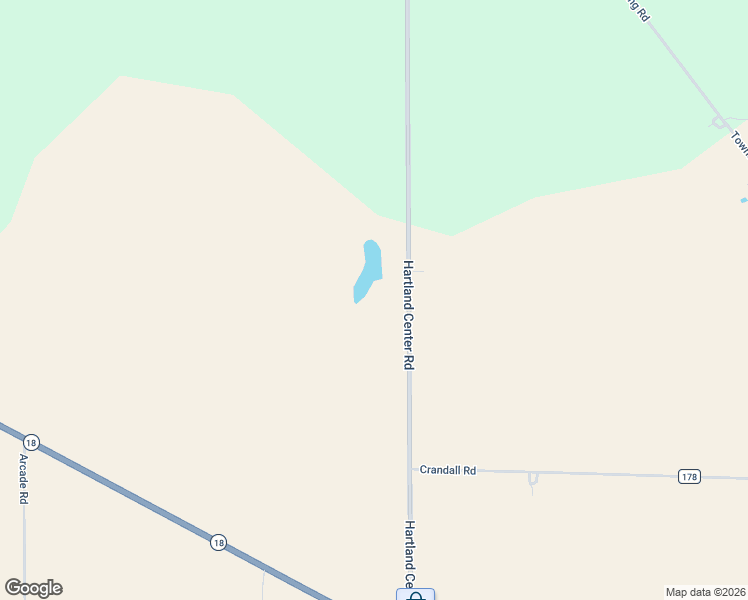 map of restaurants, bars, coffee shops, grocery stores, and more near 3257 Hartland Center Road in Collins