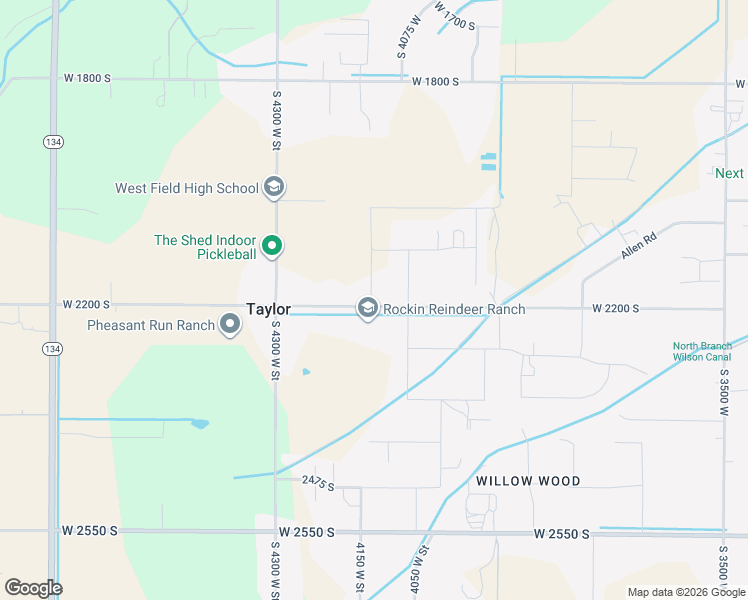 map of restaurants, bars, coffee shops, grocery stores, and more near 2187 South 4140 West in MS CITY