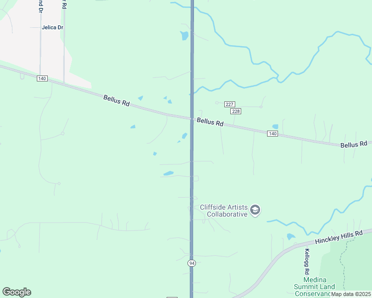 map of restaurants, bars, coffee shops, grocery stores, and more near 1808 Ridge Road in Hinckley