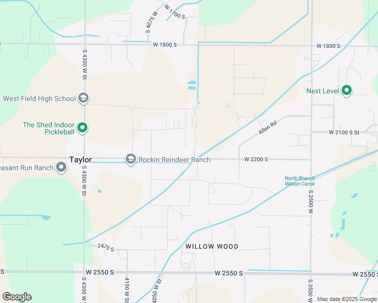 map of restaurants, bars, coffee shops, grocery stores, and more near 2168 South 3940 West in MS CITY