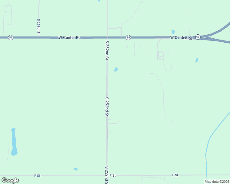 map of restaurants, bars, coffee shops, grocery stores, and more near 3323 South 252nd Street in Waterloo