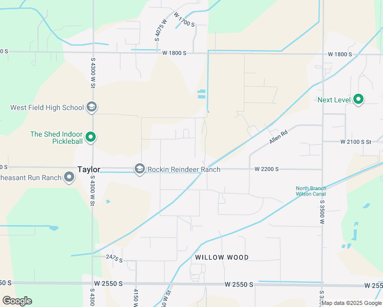 map of restaurants, bars, coffee shops, grocery stores, and more near 2151 South 3940 West in MS CITY