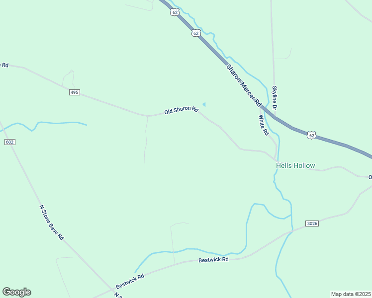map of restaurants, bars, coffee shops, grocery stores, and more near 307 Old Sharon Road in Mercer