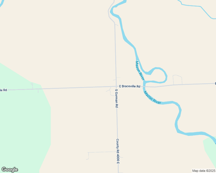map of restaurants, bars, coffee shops, grocery stores, and more near 3958 East Braceville Road in Gardner