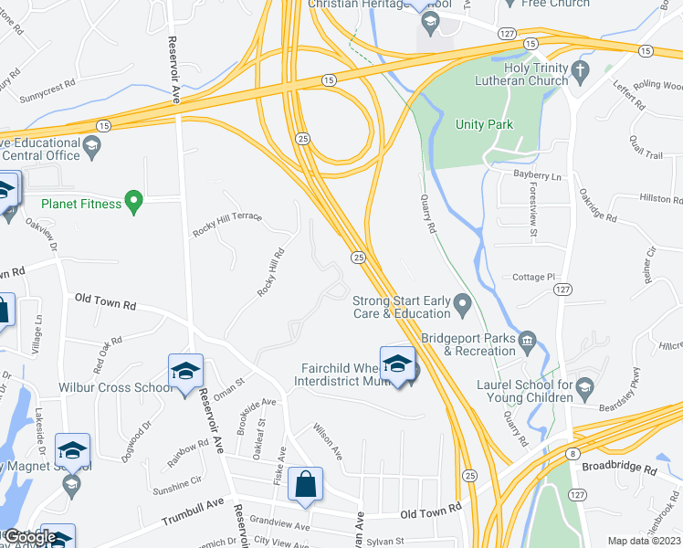 map of restaurants, bars, coffee shops, grocery stores, and more near 6222 Avalon Gates in Trumbull