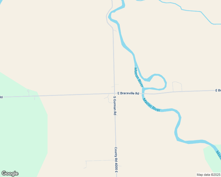 map of restaurants, bars, coffee shops, grocery stores, and more near 3958 East Braceville Road in Gardner