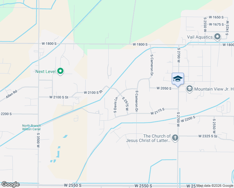 map of restaurants, bars, coffee shops, grocery stores, and more near 2029 South 2975 West in West Haven