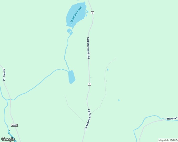 map of restaurants, bars, coffee shops, grocery stores, and more near Sorbertown Hill Road in Hunlock Creek