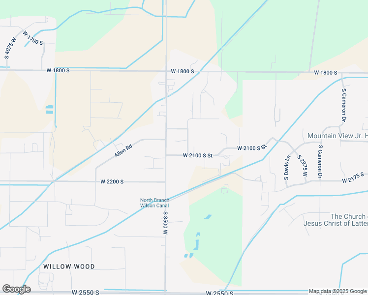 map of restaurants, bars, coffee shops, grocery stores, and more near 2071 3425 West in Ogden
