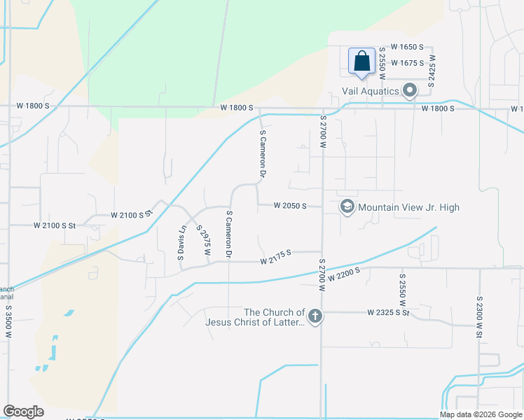 map of restaurants, bars, coffee shops, grocery stores, and more near 3999 West 2050 South in West Haven