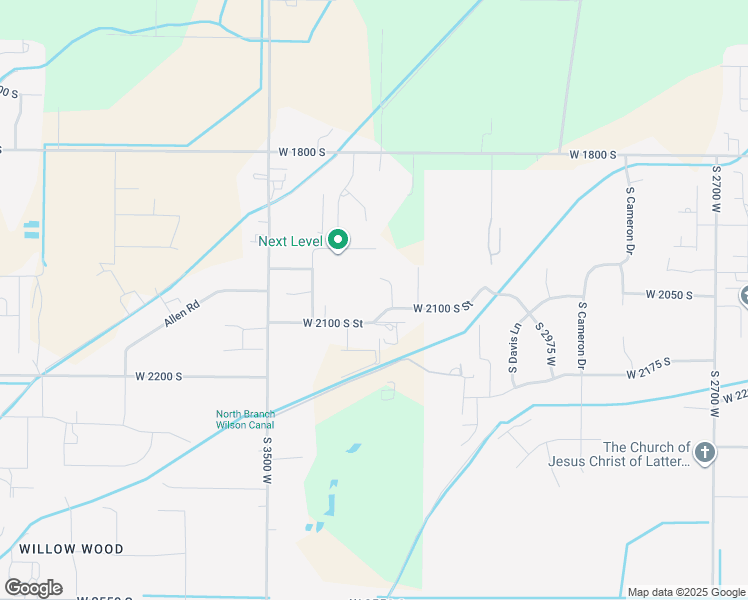 map of restaurants, bars, coffee shops, grocery stores, and more near 3328 West 2100 South Street in West Haven