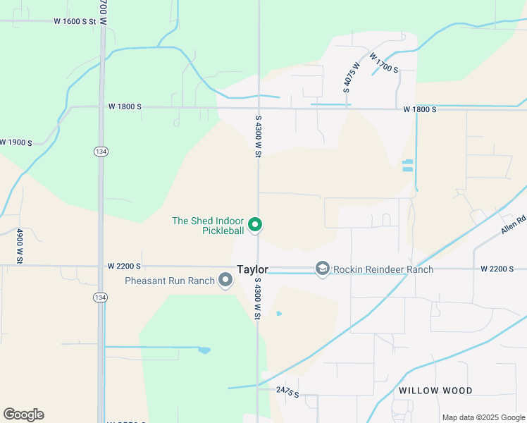 map of restaurants, bars, coffee shops, grocery stores, and more near 2062 South 4300 West Street in Ogden