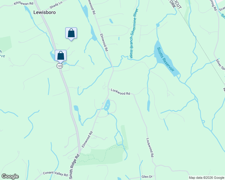 map of restaurants, bars, coffee shops, grocery stores, and more near 183 Elmwood Road in South Salem