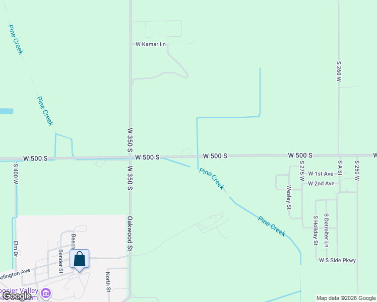 map of restaurants, bars, coffee shops, grocery stores, and more near 3260 West 500 South in North Judson