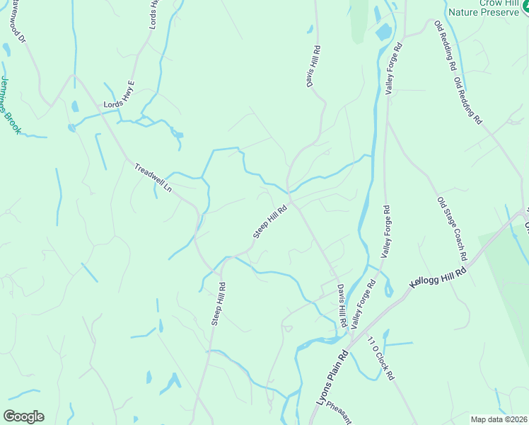 map of restaurants, bars, coffee shops, grocery stores, and more near 206 Steep Hill Road in Weston