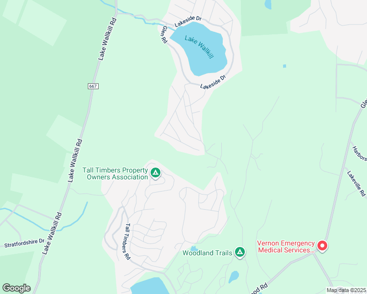 map of restaurants, bars, coffee shops, grocery stores, and more near 111 Summit Drive in Sussex