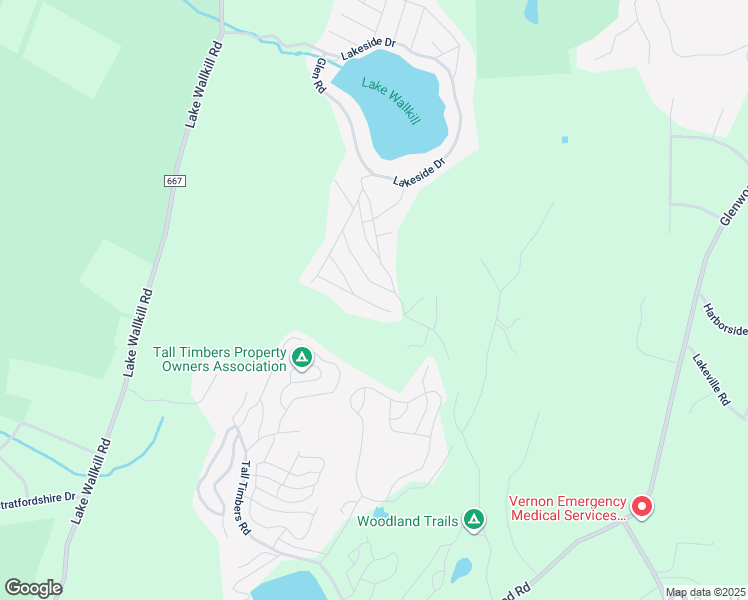 map of restaurants, bars, coffee shops, grocery stores, and more near 111 Summit Drive in Sussex