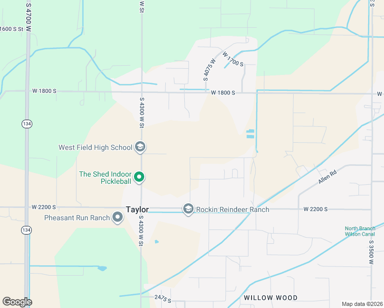 map of restaurants, bars, coffee shops, grocery stores, and more near 2012 South 4140 West in MS CITY