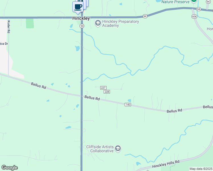 map of restaurants, bars, coffee shops, grocery stores, and more near 1537 David Dr in Medina