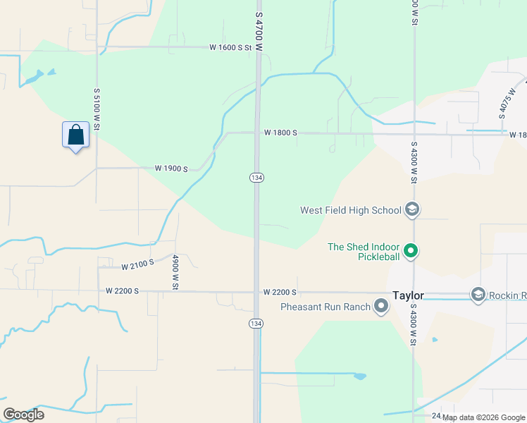 map of restaurants, bars, coffee shops, grocery stores, and more near 1994 South 4700 West in Ogden