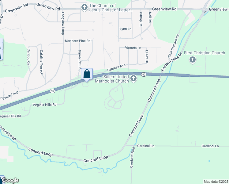 map of restaurants, bars, coffee shops, grocery stores, and more near 1001 Risen Son Boulevard in Council Bluffs
