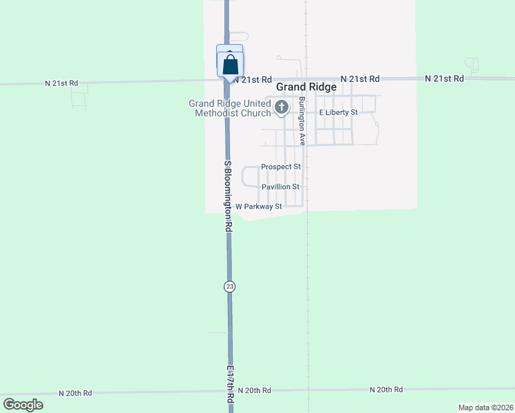 map of restaurants, bars, coffee shops, grocery stores, and more near 220 Finley Circle in Grand Ridge