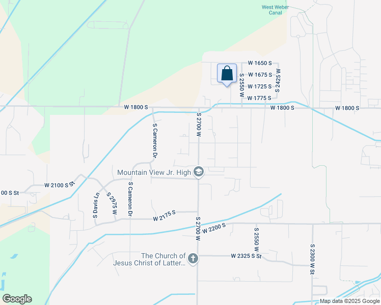 map of restaurants, bars, coffee shops, grocery stores, and more near 1930 South 2725 West in West Haven