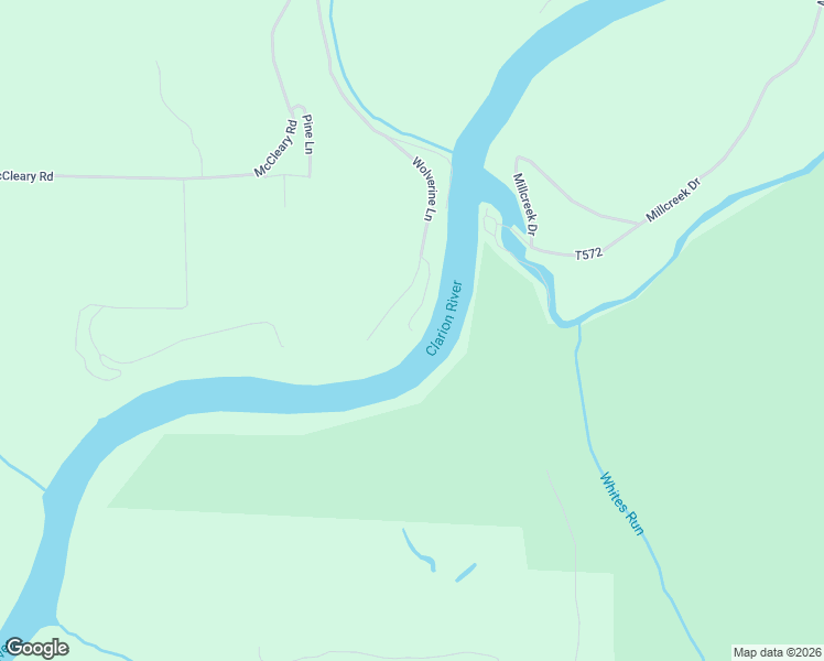 map of restaurants, bars, coffee shops, grocery stores, and more near 198 Eagles Nest Lane in Clarion