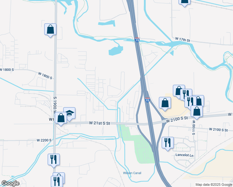 map of restaurants, bars, coffee shops, grocery stores, and more near 1575 West Riverwalk Drive in West Haven