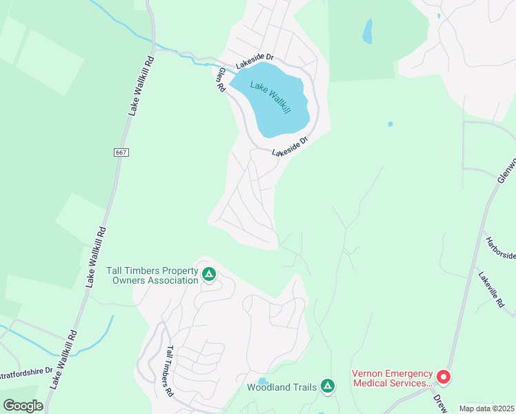 map of restaurants, bars, coffee shops, grocery stores, and more near 18 Decker Pond Road in Sussex