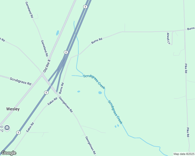 map of restaurants, bars, coffee shops, grocery stores, and more near 330 Burns Road in Kennerdell