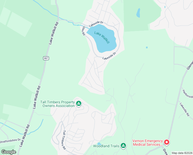 map of restaurants, bars, coffee shops, grocery stores, and more near 18 Decker Pond Road in Sussex