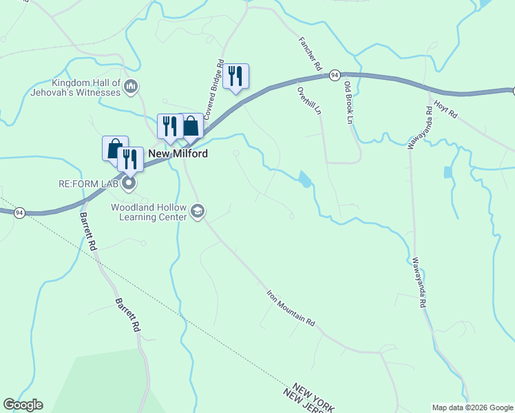 map of restaurants, bars, coffee shops, grocery stores, and more near 30 Somerset Lane in Warwick
