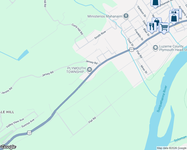 map of restaurants, bars, coffee shops, grocery stores, and more near 942 W Main St in Plymouth