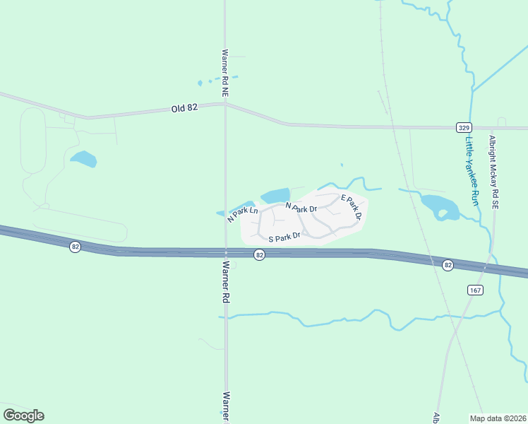 map of restaurants, bars, coffee shops, grocery stores, and more near 1273 North Park Drive in Trumbull County