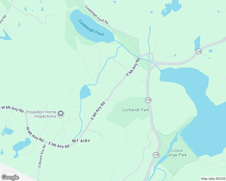 map of restaurants, bars, coffee shops, grocery stores, and more near East Mount Airy Road & Pond Meadow Road in Croton-on-Hudson