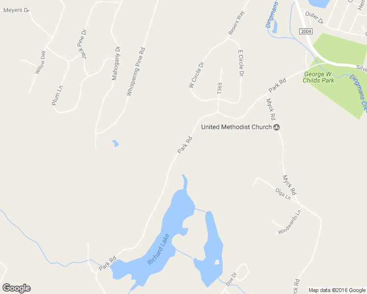 map of restaurants, bars, coffee shops, grocery stores, and more near Park Road in Dingmans Ferry