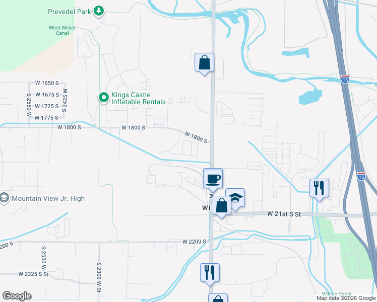 map of restaurants, bars, coffee shops, grocery stores, and more near 1867 Jax Way in West Haven