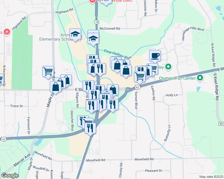 3366 E State St, Hermitage PA Walk Score