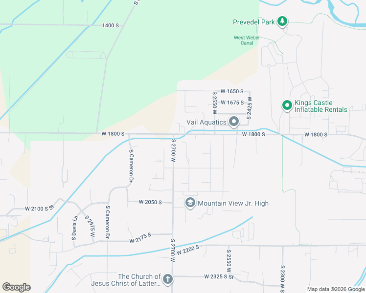 map of restaurants, bars, coffee shops, grocery stores, and more near 2669 West 1825 South in West Haven