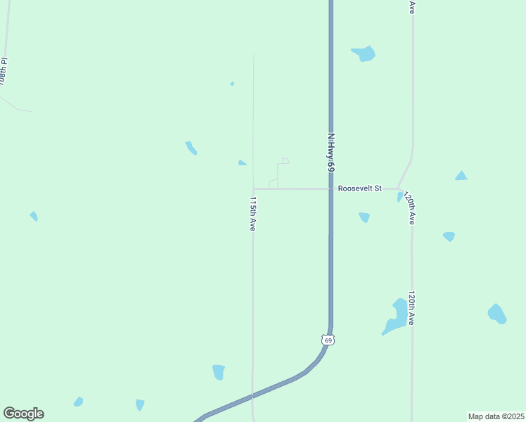 map of restaurants, bars, coffee shops, grocery stores, and more near 11556 Roosevelt Street in Indianola